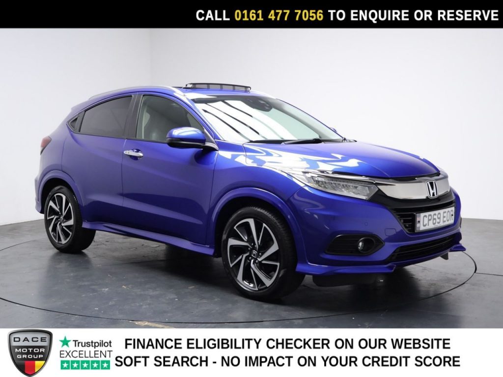 Used 2019 BLUE HONDA HR-V SUV 1.5 i-VTEC EX SUV 5dr Petrol Manual Euro 6 (s/s) (130 ps) (reg. 2019-12-23) for sale in Stockport