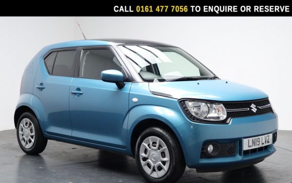 Used 2019 BLUE SUZUKI IGNIS Hatchback 1.2 Dualjet SZ3 Hatchback 5dr Petrol Manual Euro 6 (90 ps) (reg. 2019-03-14) for sale in Stockport
