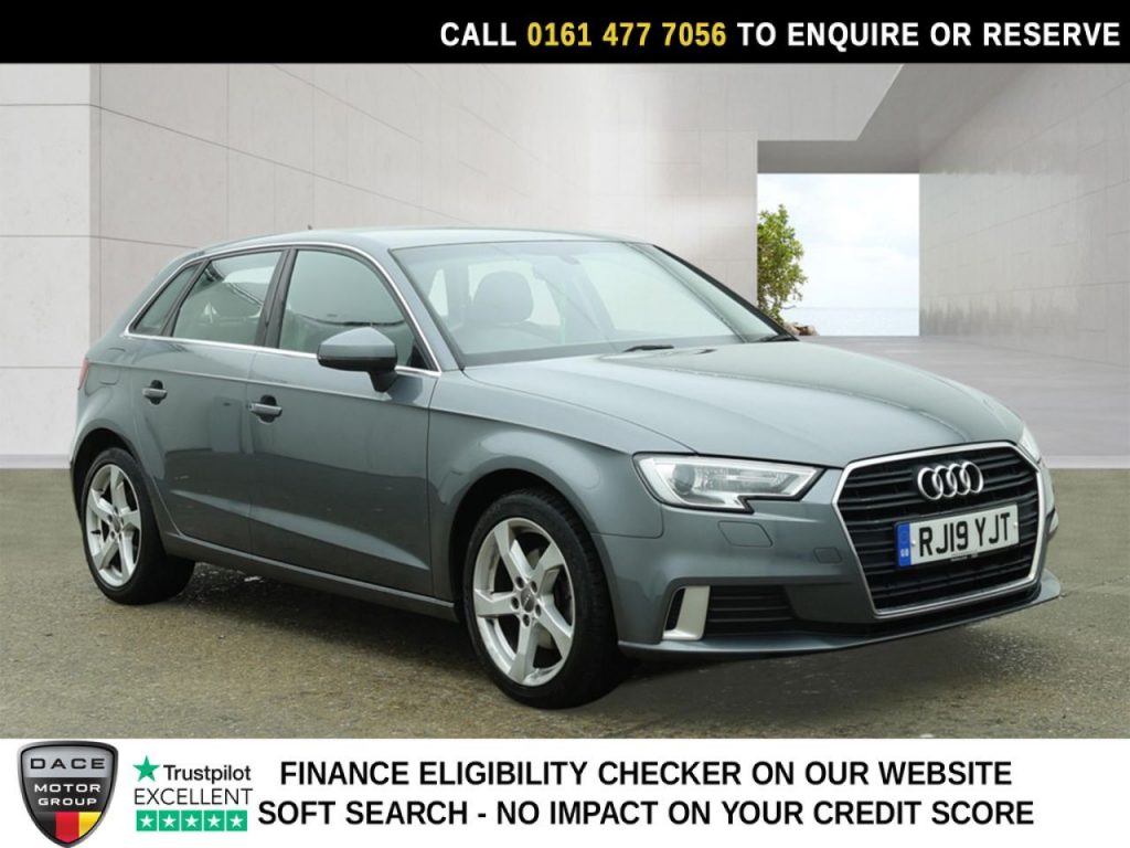 Used 2019 GREY AUDI A3 Hatchback 1.5 TFSI CoD 35 Sport Sportback 5dr Petrol Manual Euro 6 (s/s) (150 ps) (reg. 2019-03-28) for sale in Stockport