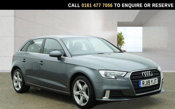 Used 2019 GREY AUDI A3 Hatchback 1.5 TFSI CoD 35 Sport Sportback 5dr Petrol Manual Euro 6 (s/s) (150 ps) (reg. 2019-03-28) for sale in Stockport