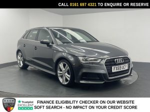 Used 2019 GREY AUDI A3 Hatchback 1.6 TDI 30 S line Sportback 5dr Diesel S Tronic Euro 6 (s/s) (116 ps) (reg. 2019-09-02) for sale in Manchester