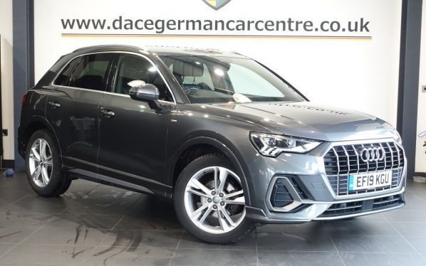 Used 2019 GREY AUDI Q3 SUV 1.5 TFSI CoD 35 S line SUV 5dr Petrol S Tronic Euro 6 (s/s) (150 ps) (reg. 2019-05-01) for sale in Altrincham