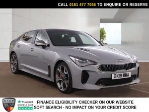 Used 2019 GREY KIA STINGER Hatchback 3.3 T-GDi V6 GPF  GT S Gran Turismo 5dr Petrol Auto Euro 6 (s/s) (365 bhp) (reg. 2019-07-09) for sale in Stockport