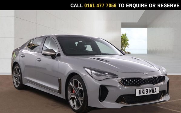 Used 2019 GREY KIA STINGER Hatchback 3.3 T-GDi V6 GPF  GT S Gran Turismo 5dr Petrol Auto Euro 6 (s/s) (365 bhp) (reg. 2019-07-09) for sale in Stockport