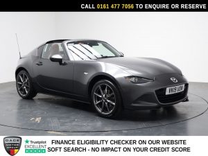 Used 2019 GREY MAZDA MX-5 RF Convertible 2.0 SKYACTIV-G GT Sport Nav+ Convertible 2dr Petrol Manual Euro 6 (s/s) (184 ps) (reg. 2019-04-11) for sale in Stockport