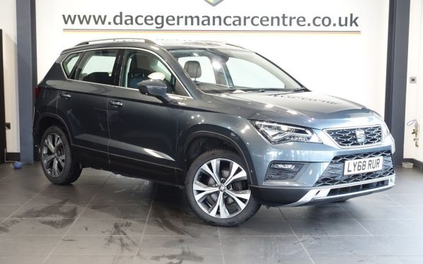 Used 2019 GREY SEAT ATECA SUV 1.5 TSI EVO SE Technology SUV 5dr Petrol Manual Euro 6 (s/s) (150 ps) (reg. 2019-02-14) for sale in Altrincham