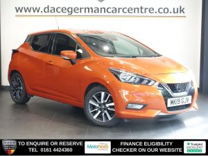 Used 2019 ORANGE NISSAN MICRA Hatchback 0.9 IG-T Acenta Limited Edition Hatchback 5dr Petrol Manual Euro 6 (s/s) (90 ps) (reg. 2019-03-02) for sale in Altrincham