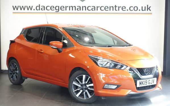 Used 2019 ORANGE NISSAN MICRA Hatchback 0.9 IG-T Acenta Limited Edition Hatchback 5dr Petrol Manual Euro 6 (s/s) (90 ps) (reg. 2019-03-02) for sale in Altrincham
