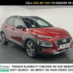 Used 2019 RED HYUNDAI KONA SUV 1.6 T-GDi Premium GT SUV 5dr Petrol DCT 4WD Euro 6 (s/s) (177 ps) (reg. 2019-08-27) for sale in Manchester