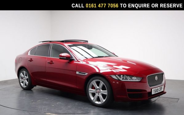 Used 2019 RED JAGUAR XE Saloon 2.0i GPF Portfolio Saloon 4dr Petrol Auto Euro 6 (s/s) (200 ps) (reg. 2019-03-01) for sale in Stockport