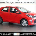 Used 2019 RED KIA PICANTO Hatchback 1.25 3 Hatchback 5dr Petrol Manual Euro 6 (83 bhp) (reg. 2019-09-03) for sale in Altrincham