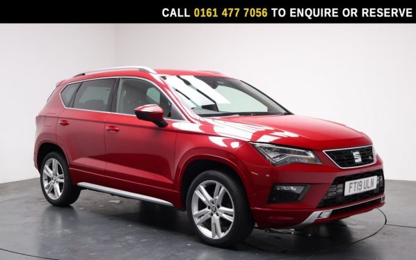 Used 2019 RED SEAT ATECA SUV 2.0 TDI FR SUV 5dr Diesel DSG Euro 6 (s/s) (150 ps) (reg. 2019-06-25) for sale in Stockport