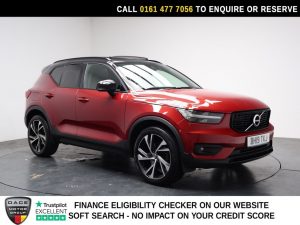 Used 2019 RED VOLVO XC40 SUV 2.0 T4 R-Design Pro SUV 5dr Petrol Auto Euro 6 (s/s) (190 ps) (reg. 2019-07-30) for sale in Stockport