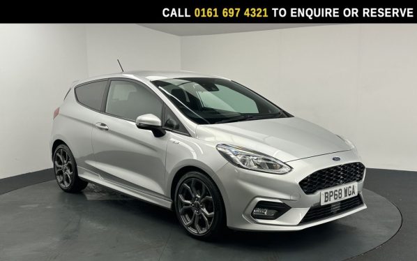 Used 2019 SILVER FORD FIESTA Hatchback 1.0T EcoBoost GPF ST-Line Hatchback 3dr Petrol Manual Euro 6 (s/s) (100 ps) (reg. 2019-02-27) for sale in Manchester
