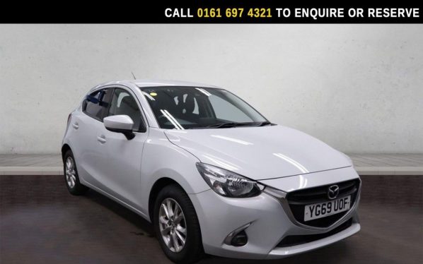 Used 2019 SILVER MAZDA MAZDA2 Hatchback 1.5 SKYACTIV-G SE-L Nav+ Hatchback 5dr Petrol Auto Euro 6 (s/s) (90 ps) (reg. 2019-09-02) for sale in Manchester