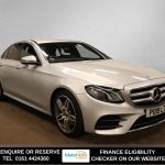 Used 2019 SILVER MERCEDES-BENZ E-CLASS Saloon 2.0 E200 AMG Line Saloon 4dr Petrol G-Tronic+ Euro 6 (s/s) (184 ps) (reg. 2019-05-28) for sale in Altrincham