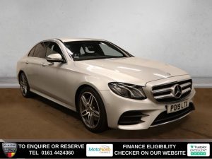 Used 2019 SILVER MERCEDES-BENZ E-CLASS Saloon 2.0 E200 AMG Line Saloon 4dr Petrol G-Tronic+ Euro 6 (s/s) (184 ps) (reg. 2019-05-28) for sale in Altrincham
