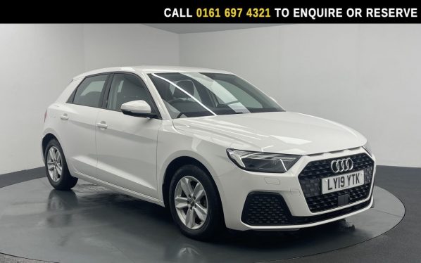 Used 2019 WHITE AUDI A1 Hatchback 1.0 TFSI 30 SE Sportback 5dr Petrol Manual Euro 6 (s/s) (116 ps) (reg. 2019-05-31) for sale in Manchester