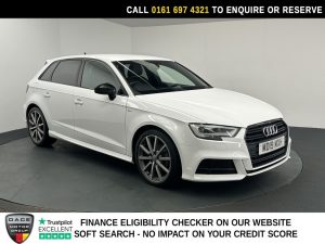 Used 2019 WHITE AUDI A3 Hatchback 1.6 TDI 30 Black Edition Sportback 5dr Diesel Manual Euro 6 (s/s) (116 ps) (reg. 2019-05-10) for sale in Manchester