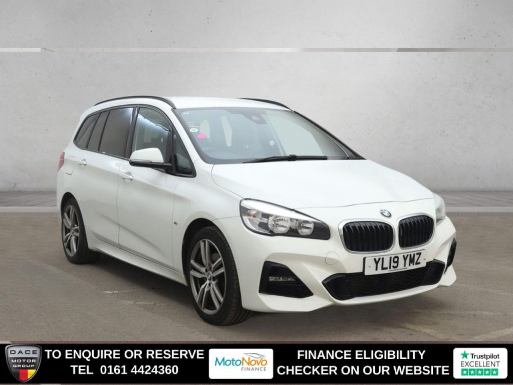 Used 2019 WHITE BMW 2 Series GRAN TOURER MPV 1.5 218i M Sport MPV 5dr Petrol DCT Euro 6 (s/s) (140 ps) (reg. 2019-05-31) for sale in Altrincham