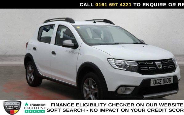 Used 2019 WHITE DACIA SANDERO STEPWAY Hatchback 0.9 TCe Comfort Hatchback 5dr Petrol Manual Euro 6 (s/s) (90 ps) (reg. 2019-09-30) for sale in Manchester