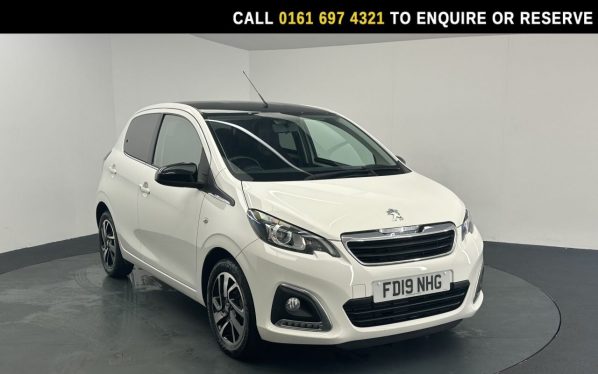 Used 2019 WHITE PEUGEOT 108 Hatchback 1.0 Allure Hatchback 5dr Petrol Manual Euro 6 (72 ps) (reg. 2019-04-27) for sale in Manchester