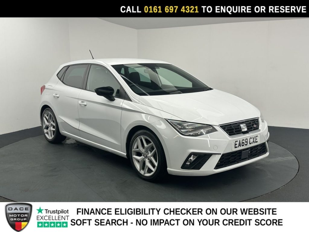 Used 2019 WHITE SEAT IBIZA Hatchback 1.0 TSI FR Hatchback 5dr Petrol Manual Euro 6 (s/s) GPF (115 ps) (reg. 2019-11-12) for sale in Manchester