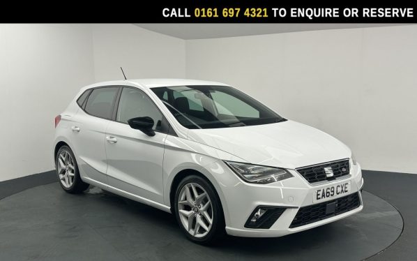 Used 2019 WHITE SEAT IBIZA Hatchback 1.0 TSI FR Hatchback 5dr Petrol Manual Euro 6 (s/s) GPF (115 ps) (reg. 2019-11-12) for sale in Manchester