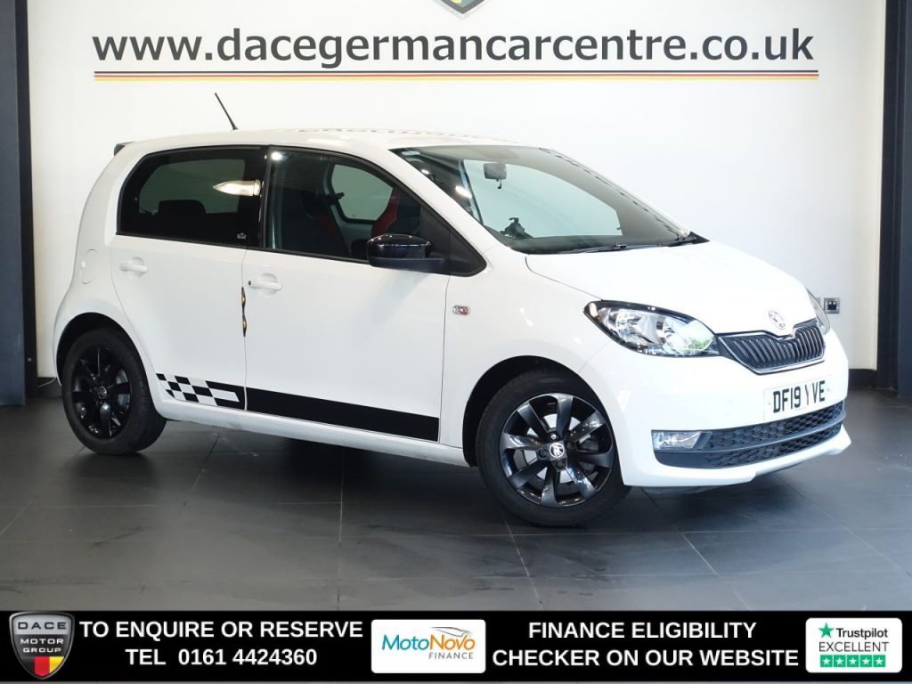 Used 2019 WHITE SKODA CITIGO Hatchback 1.0 MPI GreenTech Monte Carlo Hatchback 5dr Petrol Manual Euro 6 (s/s) (60 ps) (reg. 2019-05-22) for sale in Altrincham