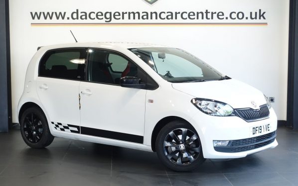 Used 2019 WHITE SKODA CITIGO Hatchback 1.0 MPI GreenTech Monte Carlo Hatchback 5dr Petrol Manual Euro 6 (s/s) (60 ps) (reg. 2019-05-22) for sale in Altrincham