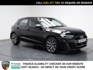 Used 2020 BLACK AUDI A1 Hatchback 1.5 TFSI 35 S line Sportback 5dr Petrol S Tronic Euro 6 (s/s) (150 ps) (reg. 2020-03-13) for sale in Stockport