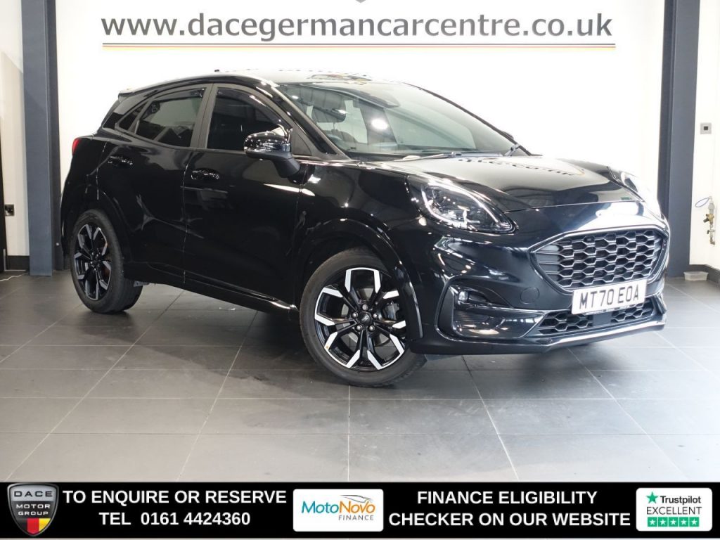 Used 2020 BLACK FORD PUMA SUV 1.0T EcoBoost MHEV ST-Line X SUV 5dr Petrol Manual Euro 6 (s/s) (125 ps) (reg. 2020-10-29) for sale in Altrincham