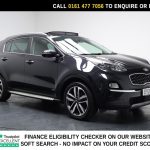 Used 2020 BLACK KIA SPORTAGE SUV 1.6 CRDi EcoDynamics+ 4 SUV 5dr Diesel Hybrid DCT AWD Euro 6 (s/s) (134 bhp) (reg. 2020-03-11) for sale in Stockport