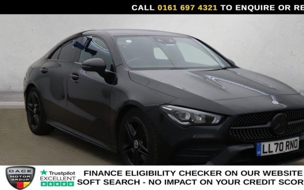 Used 2020 BLACK MERCEDES-BENZ CLA Saloon 1.3 CLA180 AMG Line (Premium 2) Coupe 4dr Petrol 7G-DCT Euro 6 (s/s) (136 ps) (reg. 2020-11-24) for sale in Manchester