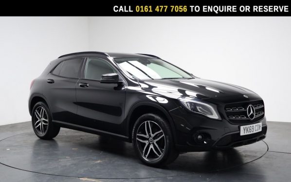 Used 2020 BLACK MERCEDES-BENZ GLA SUV 1.6 GLA180 GPF Urban Edition SUV 5dr Petrol 7G-DCT Euro 6 (s/s) (122 ps) (reg. 2020-01-31) for sale in Stockport