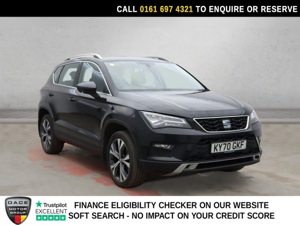 Used 2020 BLACK SEAT ATECA SUV 1.6 TDI SE Technology SUV 5dr Diesel DSG Euro 6 (s/s) (115 ps) (reg. 2020-09-09) for sale in Manchester