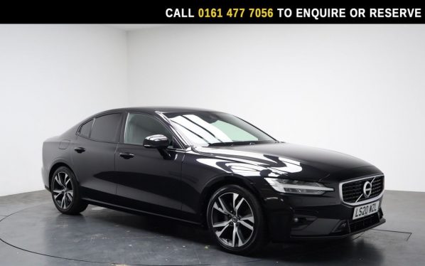 Used 2020 BLACK VOLVO S60 Saloon 2.0 T5 R-Design Plus Saloon 4dr Petrol Auto Euro 6 (s/s) (250 ps) (reg. 2020-06-15) for sale in Stockport