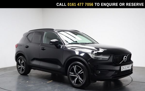 Used 2020 BLACK VOLVO XC40 SUV 1.5 T3 R-Design SUV 5dr Petrol Manual Euro 6 (s/s) (163 ps) (reg. 2020-03-20) for sale in Stockport