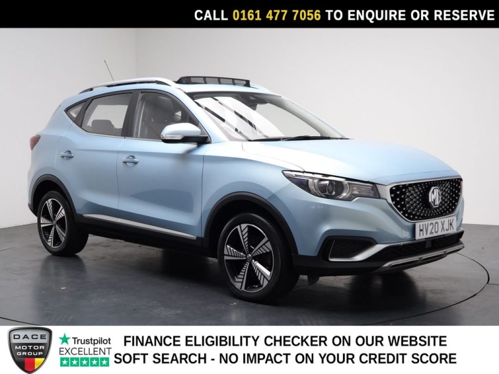 Used 2020 BLUE MG MG ZS SUV 44.5kWh Exclusive SUV 5dr Electric Auto (143 ps) (reg. 2020-08-18) for sale in Stockport