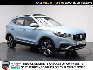 Used 2020 BLUE MG MG ZS SUV 44.5kWh Exclusive SUV 5dr Electric Auto (143 ps) (reg. 2020-08-18) for sale in Stockport