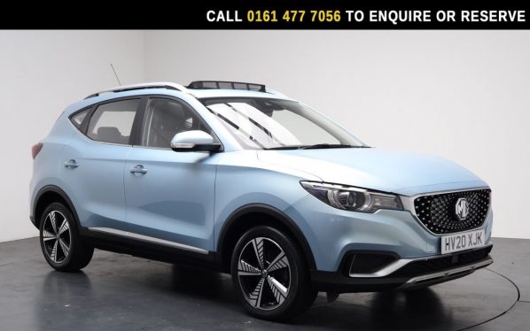 Used 2020 BLUE MG MG ZS SUV 44.5kWh Exclusive SUV 5dr Electric Auto (143 ps) (reg. 2020-08-18) for sale in Stockport