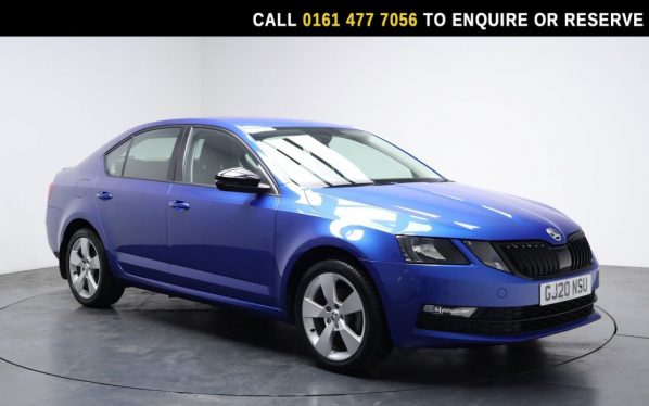 Used 2020 BLUE SKODA OCTAVIA Hatchback 1.5 TSI ACT SE Drive Hatchback 5dr Petrol Manual Euro 6 (s/s) (150 ps) (reg. 2020-03-25) for sale in Stockport