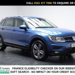 Used 2020 BLUE VOLKSWAGEN TIGUAN SUV 2.0 TDI Match SUV 5dr Diesel DSG Euro 6 (s/s) (150 ps) (reg. 2020-07-10) for sale in Stockport