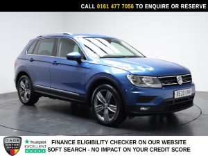 Used 2020 BLUE VOLKSWAGEN TIGUAN SUV 2.0 TDI Match SUV 5dr Diesel DSG Euro 6 (s/s) (150 ps) (reg. 2020-07-10) for sale in Stockport