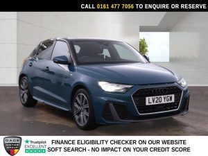 Used 2020 GREEN AUDI A1 Hatchback 1.0 TFSI 30 S line Sportback 5dr Petrol S Tronic Euro 6 (s/s) (116 ps) (reg. 2020-03-14) for sale in Stockport
