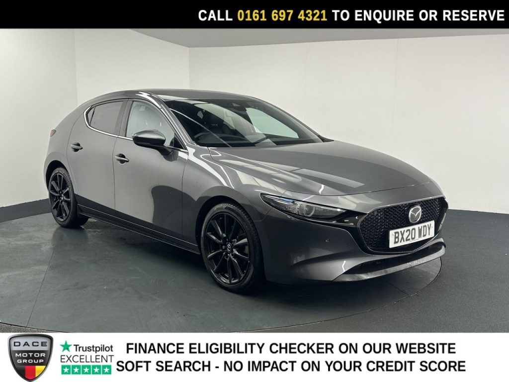 Used 2020 GREY MAZDA MAZDA3 Hatchback 2.0 SKYACTIV-X MHEV GT Sport Hatchback 5dr Petrol Manual Euro 6 (s/s) (180 ps) (reg. 2020-07-31) for sale in Manchester