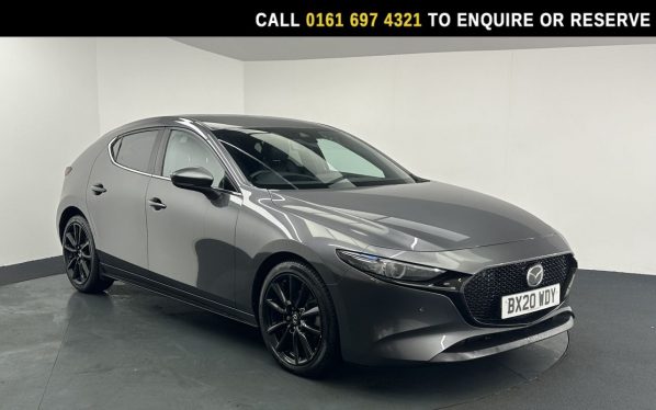 Used 2020 GREY MAZDA MAZDA3 Hatchback 2.0 SKYACTIV-X MHEV GT Sport Hatchback 5dr Petrol Manual Euro 6 (s/s) (180 ps) (reg. 2020-07-31) for sale in Manchester