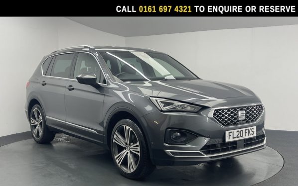 Used 2020 GREY SEAT TARRACO SUV 1.5 TSI EVO XCELLENCE Lux SUV 5dr Petrol Manual Euro 6 (s/s) (150 ps) (reg. 2020-03-24) for sale in Manchester