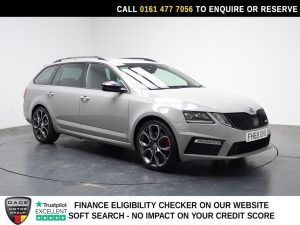 Used 2020 GREY SKODA OCTAVIA Estate 2.0 TSI GPF vRS Estate 5dr Petrol DSG Euro 6 (s/s) (245 ps) (reg. 2020-01-29) for sale in Stockport