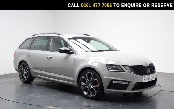Used 2020 GREY SKODA OCTAVIA Estate 2.0 TSI GPF vRS Estate 5dr Petrol DSG Euro 6 (s/s) (245 ps) (reg. 2020-01-29) for sale in Stockport